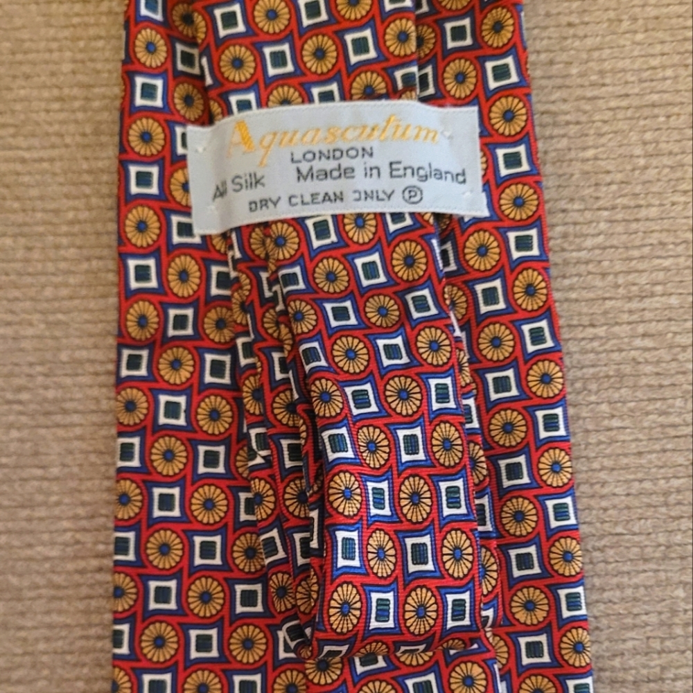 Aquascutum London Silk Tie – Made in England
